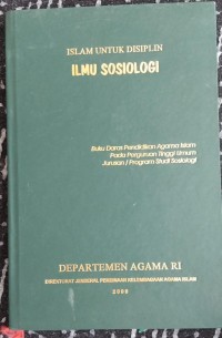 Islam untuk Disiplin Ilmu Sosiologi